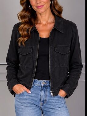 New Frontier Zip Jacket Black